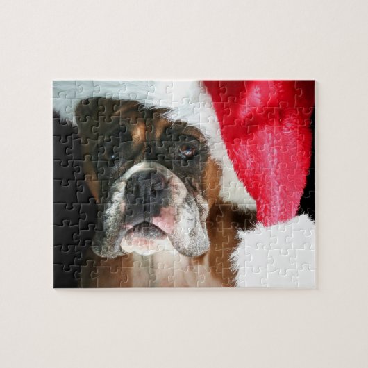 Puzzle Chien de Noël (Horizontal)