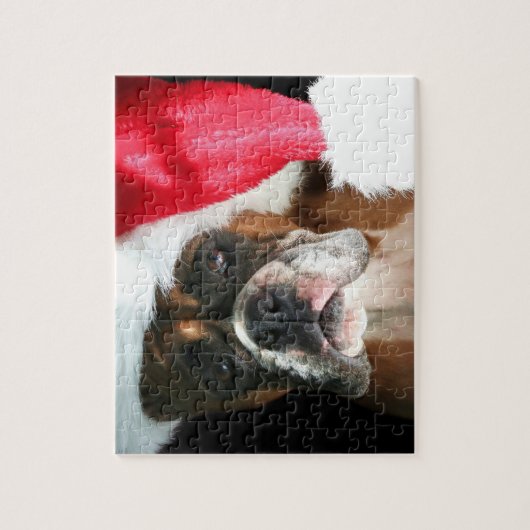 Puzzle Chien de Noël (Vertical)
