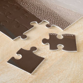 Puzzle Chien de Papillon à Noël de neige (Côté)