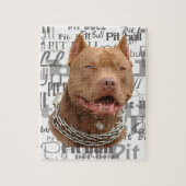 Puzzle Chien de Pitbull (Vertical)