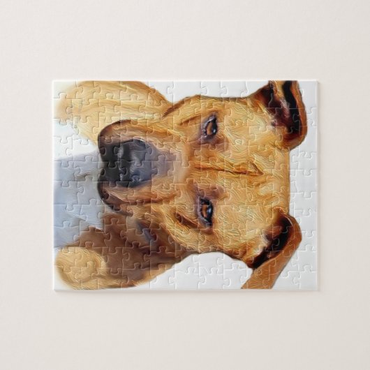 Puzzle Chien de Pitbull (Horizontal)