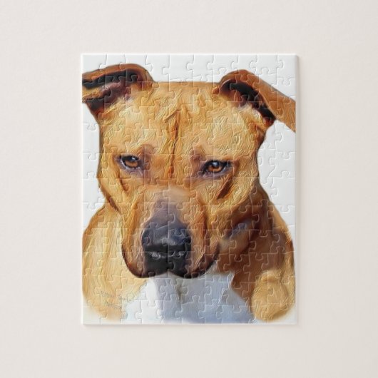 Puzzle Chien de Pitbull (Vertical)