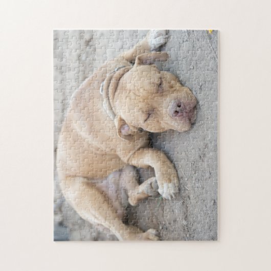 Puzzle Chien de Pitbull Terrier (Vertical)