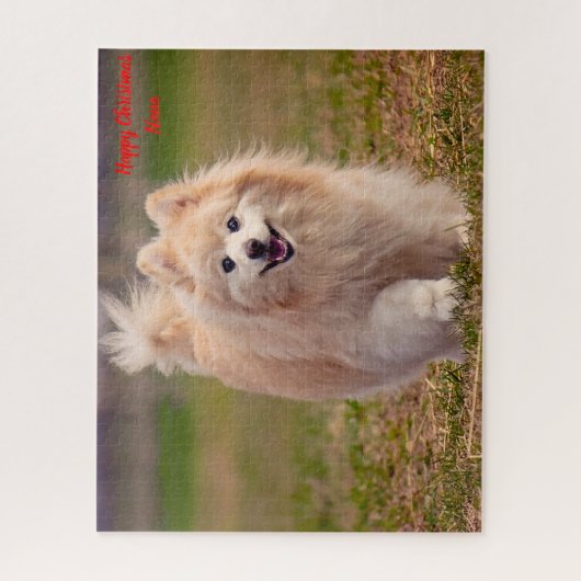 Puzzle Chien de Poméranie. (Vertical)