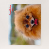 Puzzle Chien de Poméranie. (Vertical)