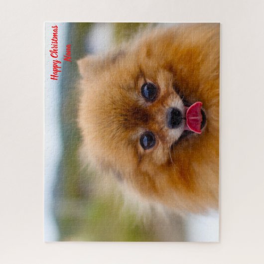 Puzzle Chien de Poméranie. (Vertical)