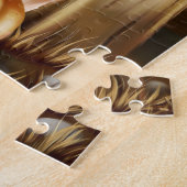 Puzzle Chien de Poméranie avec Casquette de sorcière (Côté)