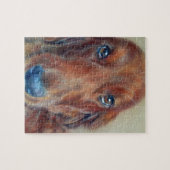 Puzzle Chien de poseur rouge (Horizontal)