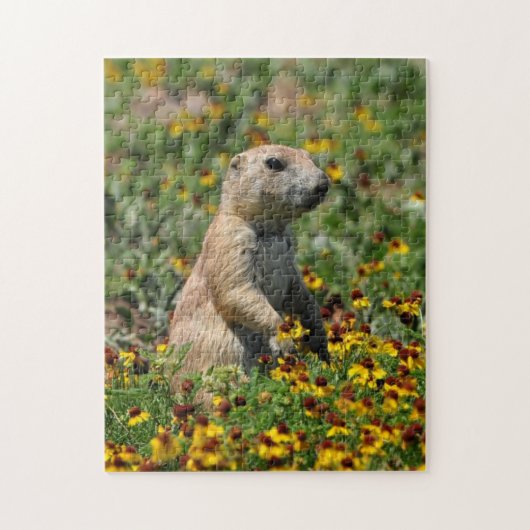 Puzzle Chien de prairie (Vertical)