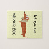 Puzzle Chien de saucisse d'Ein de bin d'Ich je suis un (Horizontal)