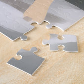 Puzzle Chien de Shiba Inu à Noël de neige (Côté)