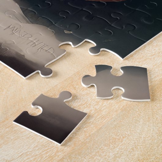 Puzzle Chien de Sphynx à Noël de neige (Côté)