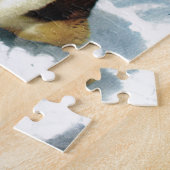 Puzzle Chien de St Bernard, délivrance de montagne (Côté)