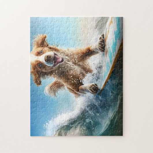 Puzzle Chien de surf (Vertical)