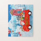 Puzzle Chien de taule français en livraison de Noël Camio (Vertical)