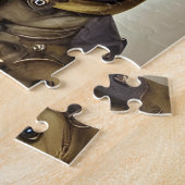 Puzzle Chien de taureau français Steampunk (Côté)