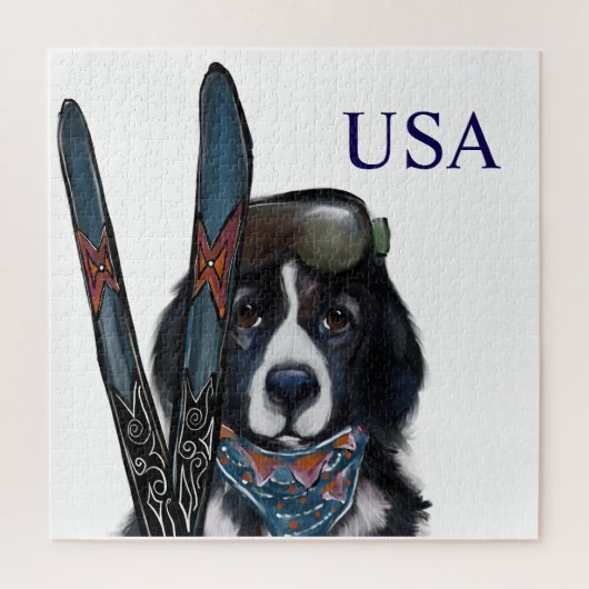 PUZZLE CHIEN DE TERRE-NEUVE  (Vertical)