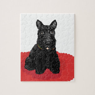 Puzzle Chien de Terrier d'écossais