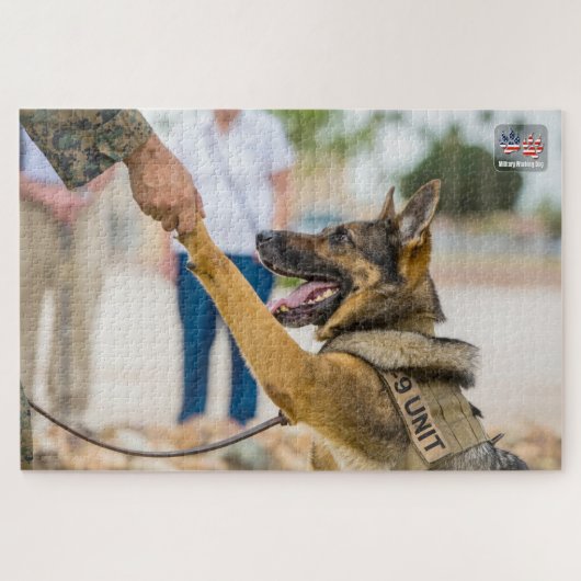 Puzzle CHIEN DE TRAVAIL MILITAIRE AMÉRICAIN (20x30 pouces (Horizontal)