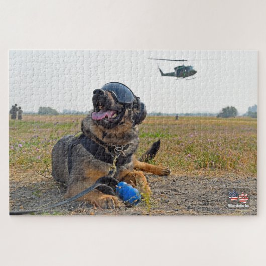 Puzzle CHIEN DE TRAVAIL MILITAIRE AMÉRICAIN (20x30 pouces (Horizontal)