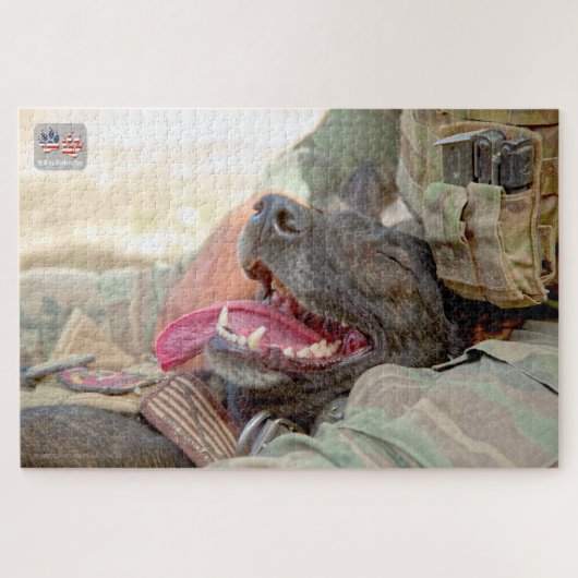 Puzzle CHIEN DE TRAVAIL MILITAIRE AMÉRICAIN (20x30 pouces (Horizontal)