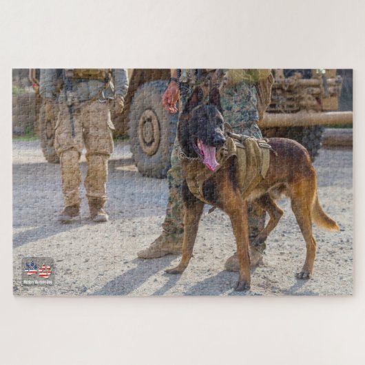 Puzzle CHIEN DE TRAVAIL MILITAIRE AMÉRICAIN (20x30 pouces (Horizontal)
