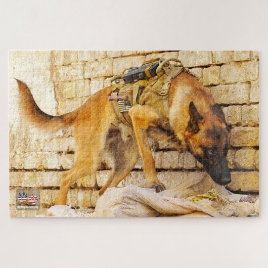 Puzzle CHIEN DE TRAVAIL MILITAIRE AMÉRICAIN (20x30 pouces (Horizontal)