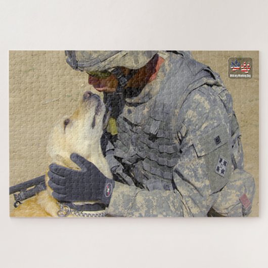 Puzzle CHIEN DE TRAVAIL MILITAIRE AMÉRICAIN (20x30 pouces (Horizontal)
