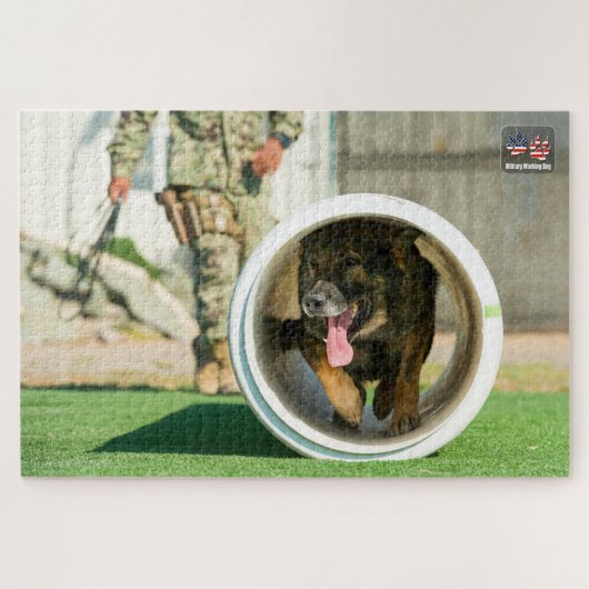 Puzzle CHIEN DE TRAVAIL MILITAIRE AMÉRICAIN (20x30 pouces (Horizontal)
