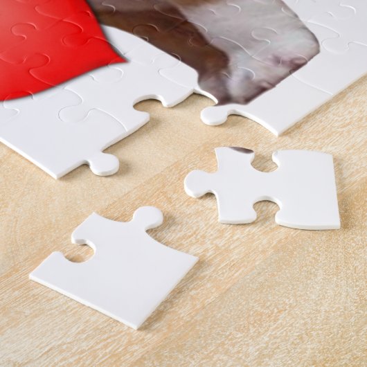 Puzzle Chien de Valentine (Côté)