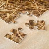 Puzzle Chien d'élevage sur Hay Bale 1014 Piece Jigsaw Puz (Côté)