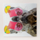 Puzzle Chien des images | de Getty avec des verres de (Vertical)