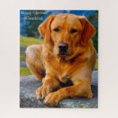 Puzzle Chien du Labrador. (Vertical)