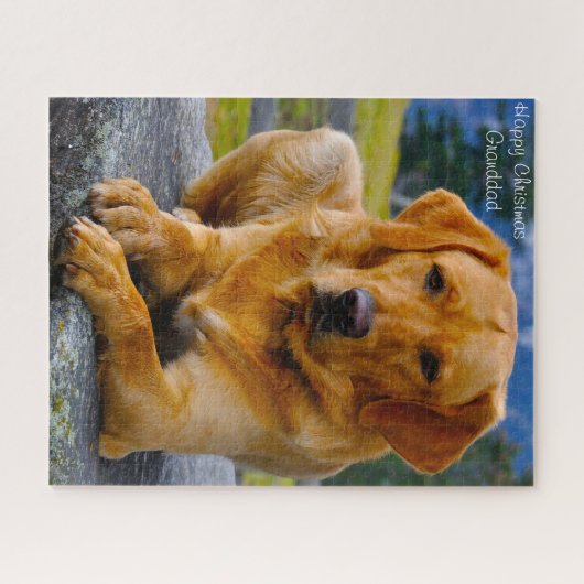 Puzzle Chien du Labrador. (Horizontal)
