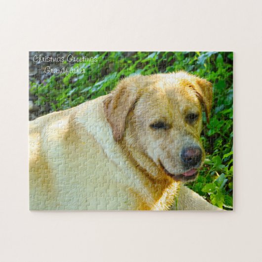 Puzzle Chien du Labrador. (Horizontal)