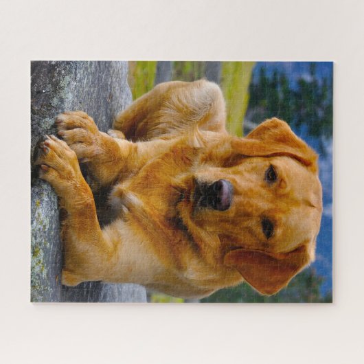 Puzzle Chien du Labrador. (Horizontal)