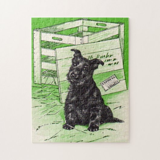 Puzzle Chien écossais par livraison spéciale (Vertical)