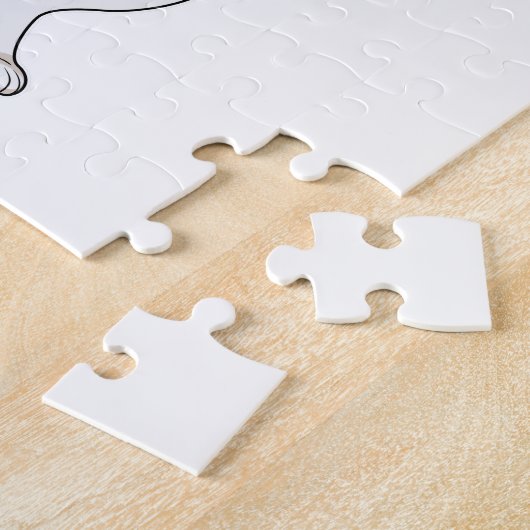 Puzzle Chien en chambre avec ruban (Côté)