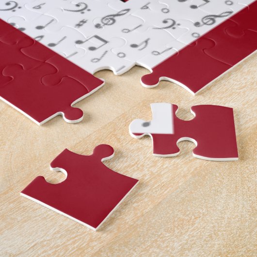 Puzzle Chien en jouant au clavier (Côté)