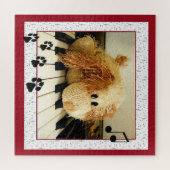 Puzzle Chien en jouant au clavier (Horizontal)