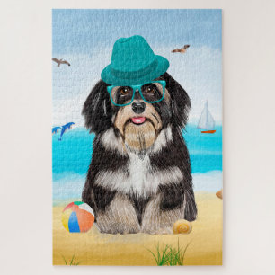 Puzzle Chien Havanais sur la Plage