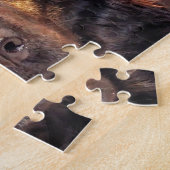 Puzzle Chien Hovawart noir. (Côté)
