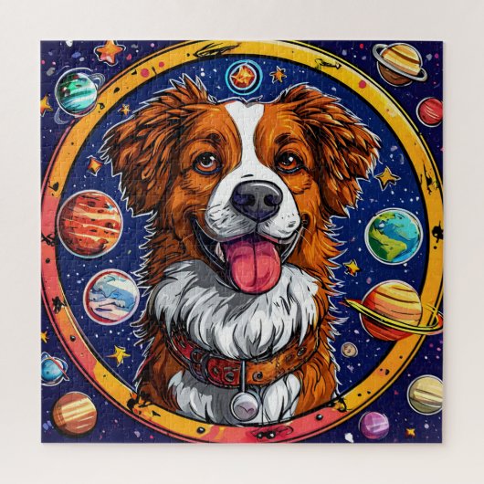 Puzzle Chien joyeux (Vertical)