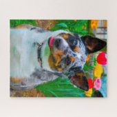 Puzzle Chien Koolie. (Horizontal)