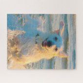 Puzzle Chien Kuvasz. (Horizontal)