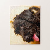 Puzzle Chien Labradoodle. (Vertical)