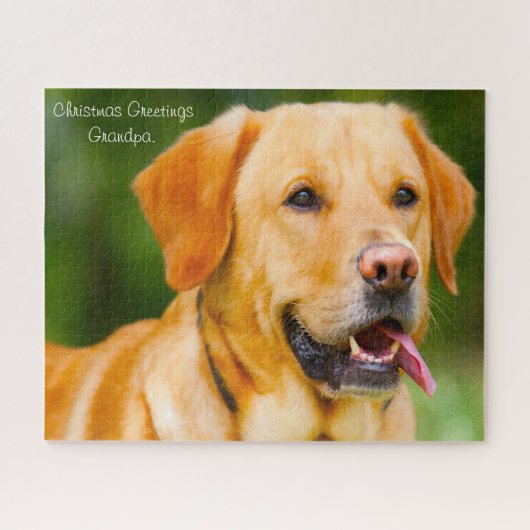 Puzzle Chien Labrador. (Horizontal)