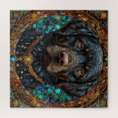 Puzzle Chien labrador noir (Horizontal)