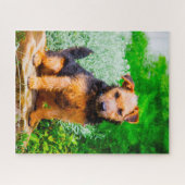 Puzzle Chien Lakeland Terrier. (Horizontal)
