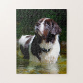 Puzzle Chien Landseer. (Vertical)